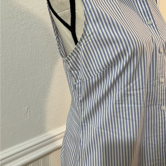 EUC Banana Republic Sleeveless Blouse Sz 8 - Picture 5 of 8
